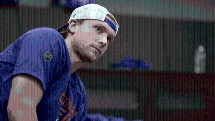 Patient Oilers coach Knoblauch with surprise move, sticks with rookie d