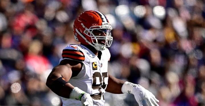 Browns DE Myles Garrett has been on a sack tear, has chance to join historic company in Week 10 vs Jets