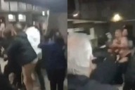 Crisis y violencia en Platense: el presidente Ordoñez a las piñas con un hincha