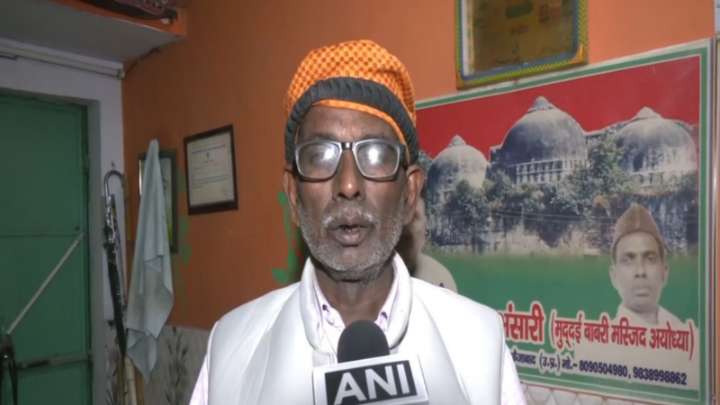 Ayodhya case litigant Iqbal Ansari backs peace, unity as Ram Temple hosts flag