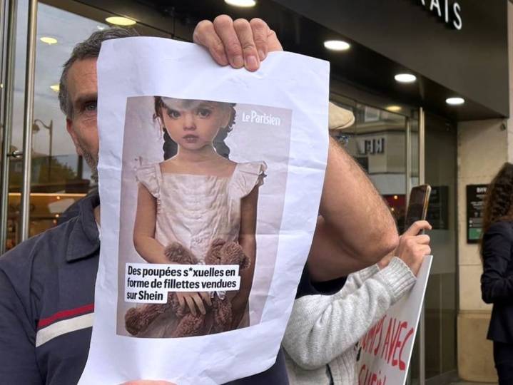 Días antes del primer local en París. El gobierno de Francia amenaza a Shein por la venta de muñecas sexuales con apariencia infantil