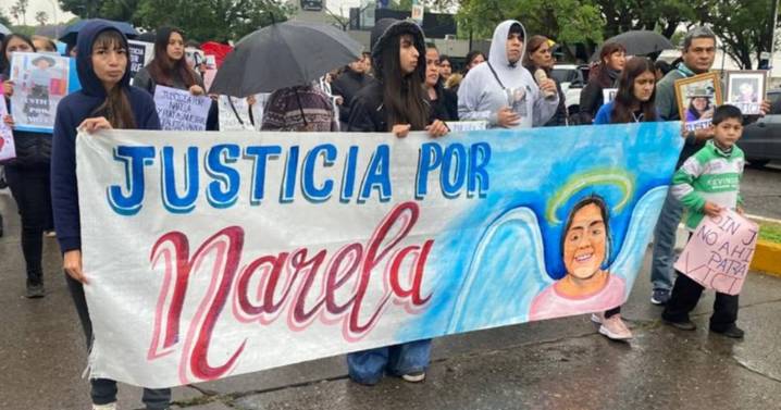 Marcha para pedir justicia por la muerte de una niña