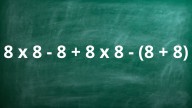 ¿Cuánto es 8 x 8 - 8 + 8 x 8 - (8 + 8)? La cuenta matemática que pone a prueba a los genios