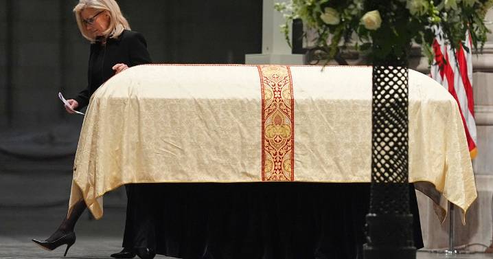 Dick Cheney remembered at funeral as having "devotion to America" over party