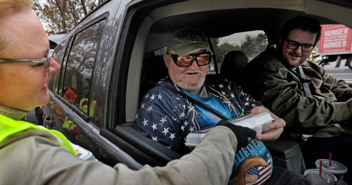 Photos: Veterans Day food giveaway helps current, ex-military in Belleville area