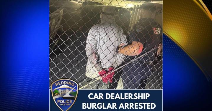 Redding Police catch burglary suspect at Lithia Chevrolet