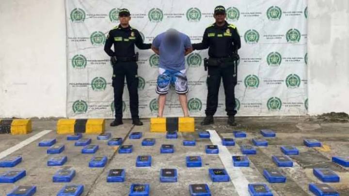 Cayó en Barranquilla ‘Cristian’, presunto integrante del Clan del Golfo con 45 kilos de cocaína