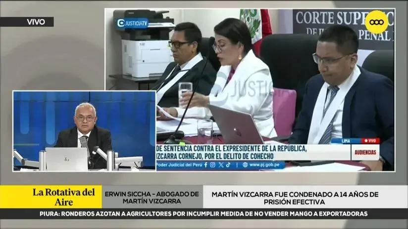Abogado de Martín Vizcarra dice que sentencia contra el expresidente no tiene "rigurosidad jurídica ni probatoria"