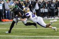 No. 5 Oregon Ducks favored by a touchdown at Washington Huskies