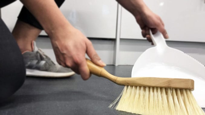 Mennonite Woman Quickly Cleans the House So Guests Don't Learn the Truth