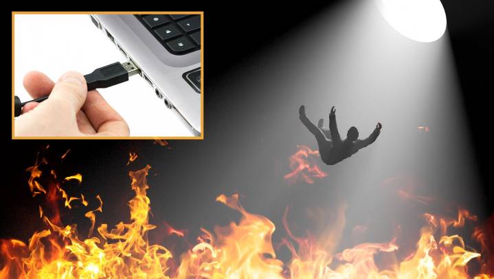 Not Good: Test For Getting Into Heaven Will Be Whether You Can Plug A USB Cable In Properly On The First Try