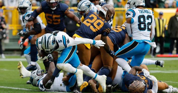 Rico Dowdle's big day, Ryan Fitzgerald's big kick give Panthers win over Packers