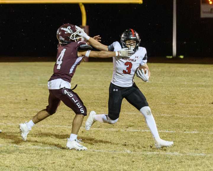 RB Adrian Colon, QB Aiden Purdy help Westfield soar past Easthampton, 56