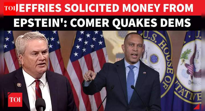 'Dems Colluded With Epstein': Comer Drops BOMBSHELL; Reveals Names Of Top Dems In Epstein Emails