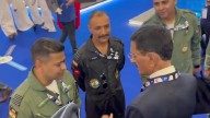 Video Shows IAF Pilot Namansh Syal Meeting Dignitaries At Dubai Air Show Before Tejas Jet Crash