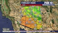 Arizona weather forecast: Mostly sunny skies, above