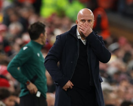 ‘I’m feeling safe’: Arne Slot insists he retains Liverpool’s support after PSV humiliation