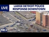 Officer-involved Detroit police shooting with wanted man