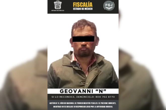 Procesan a Geovanni “N” por feminicidio en Atlacomulco