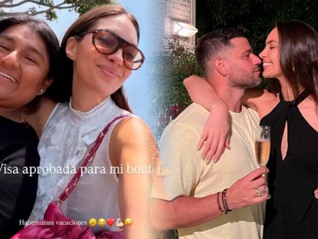 Natalie Vértiz celebra con su nana que obtuvo la visa y anuncia viaje a EE. UU.