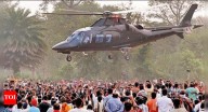 Helicopter armada touches down after 450