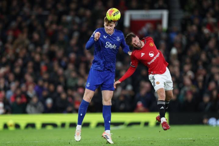 Everton venció por 1-0 al Manchester United por la Premier League inglesa