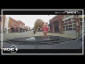 NC police department stages festive encounter with Rudolph
