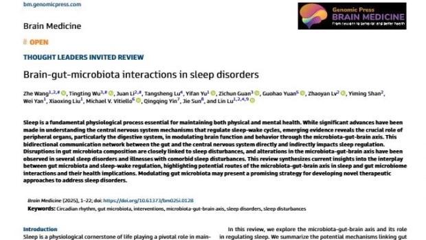 El intestino como camino hacia el tratamiento de los trastornos del sueño