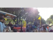 Farmers storm PU campus with tractors; Police fail to contain protest;Watch Video [ FULL VIEW ]