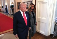 ‘Check Out the Phone on the Left’: Trump and Melania’s New ‘Power Couple’ Photo Sparks Bizarre Reactions as Folks Scramble to Decode the Phone Image