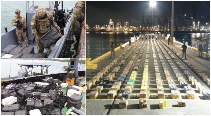Interceptó Panamá megacargamento de cocaína… iba a México