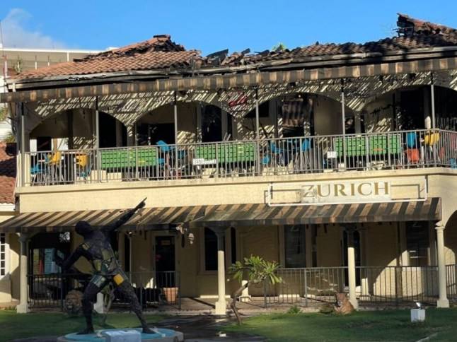 Devastating fire rips through Usain Bolt’s restaurant in Jamaica