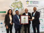 GRID-INDIA, NERLDC’s Guwahati Office conferred prestigious GRIHA Four