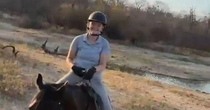 Lion drags tourist off her horse by the neck and leaving her fighting for life