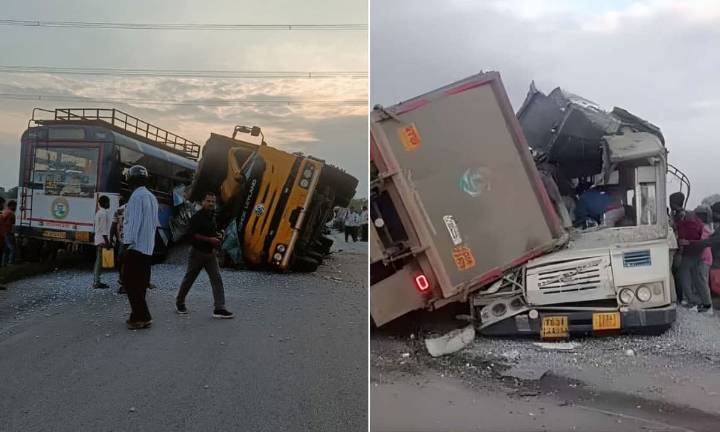 Chevella Bus Accident: RTC Denies Bus Driver’s Fault, Blames Tipper Driver for Over Speeding