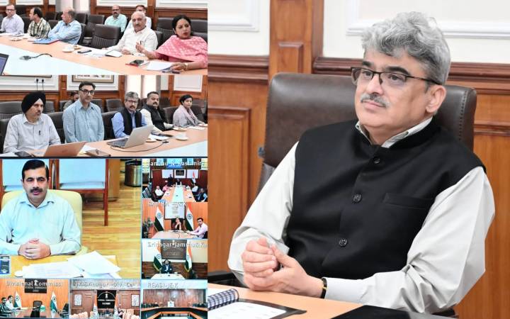 CS reviews progress on key NHLML infrastructure projects in J&K