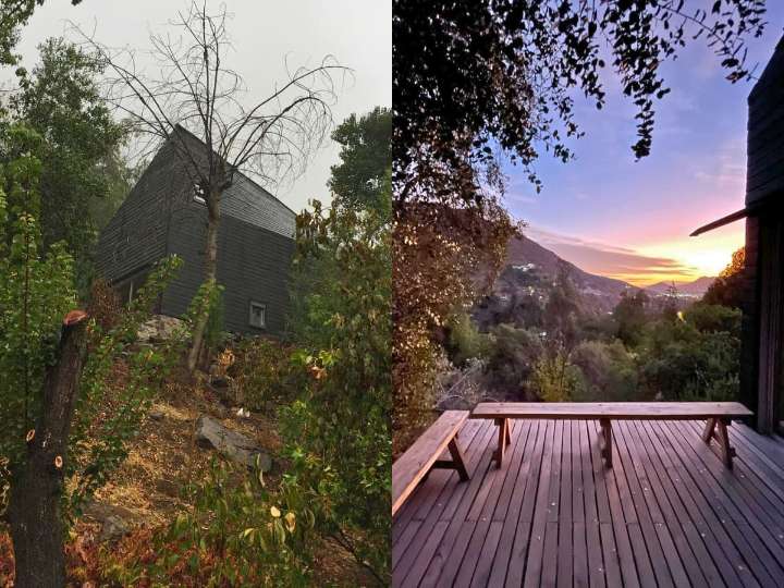 Se fue a vivir a un cerro en Lo Barnechea: tiene fibra óptica, delivery y solo tarda 25 minutos en llegar al trabajo