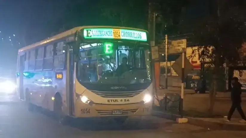 Sujetos disparan contra bus de empresa ETUL4SA en Chorrillos a pocas horas del paro de transportistas [VIDEO]