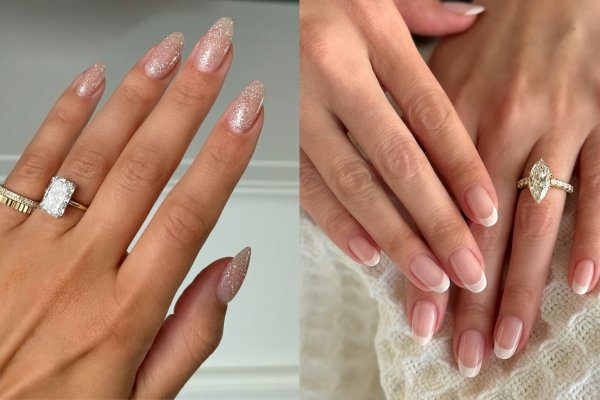 21 ideas de uñas de compromiso para dar el pistoletazo de salida a tu era nupcial