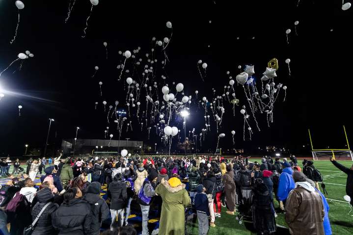 Balloon release honors memory of 10-year-old football player who died in N.J. shooting