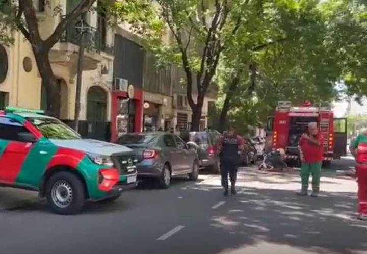 Incendio en un hotel familiar en Caballito