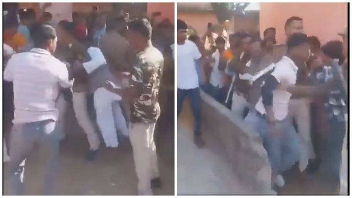 WATCH | Bihar govt school viral video shows principal, accused of sexual abuse, getting the hammering of his life from angry mob