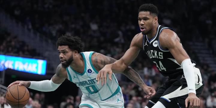 Antetokounmpo returns to help Bucks outlast Knueppel and Hornets, 147