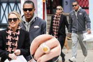 Amy Robach flaunts her massive engagement ring
