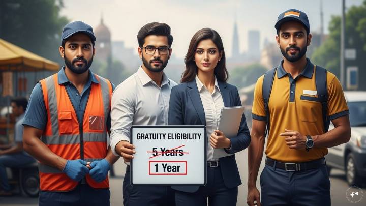 New Labour Codes: Gratuity Eligibility Period For Workers Reduced To 1 Year Vs 5 Years Earlier