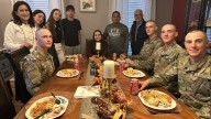 Home away from home: How families bring Thanksgiving to military trainees