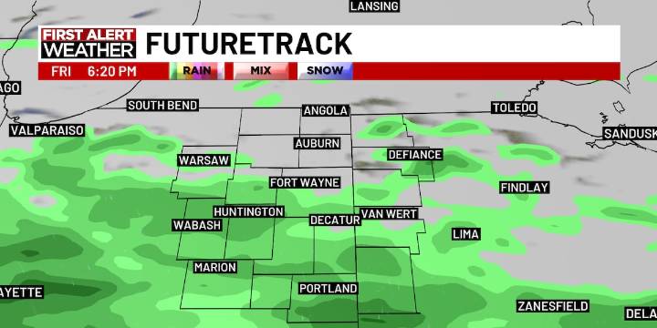 First Alert Forecast: Tracking Friday rain potential. Sunnier weather for weekend