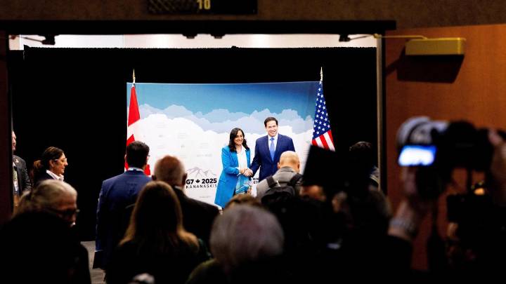 ‘Didn’t come up’: G7 diplomats show support for Ukraine but avoid contentious issues like trade, U.S. military strikes