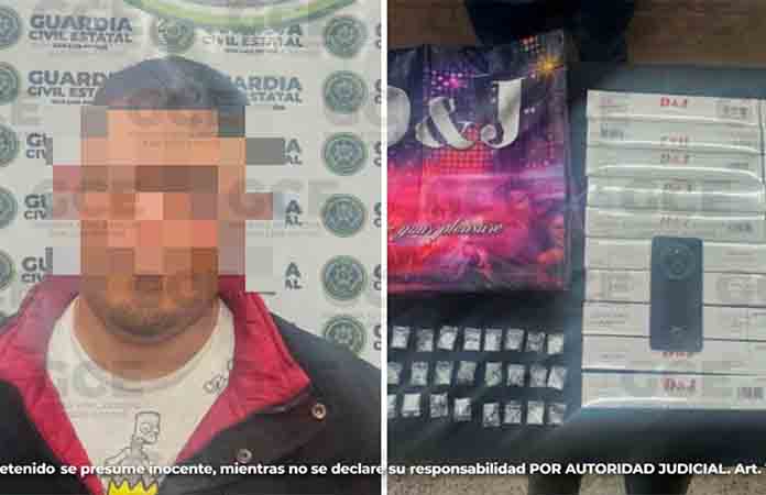 Hondureño es arrestado con droga y cigarros “piratas”