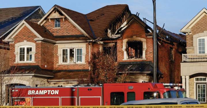 Two dead, four critically injured in Brampton fire